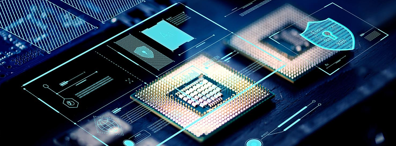 AI 與電子系統應用意象